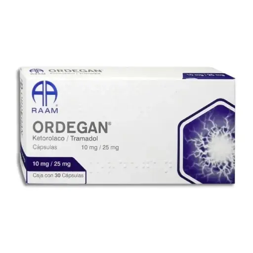 ORDEGAN 10/25MG CAPSULAS CON 30 (GI)