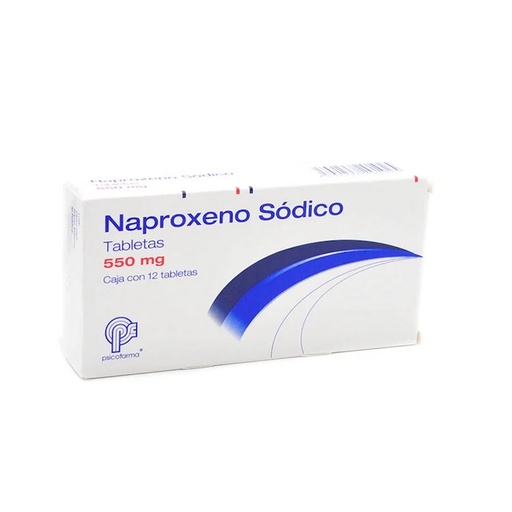 NAPROXENO SODICO ALPHARMA 550MG TABLETAS CON 12 (GI)