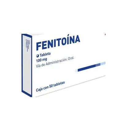 FENITOINA SODICA BIORESEARCH 100MG TABLETAS CON 50 (GI)