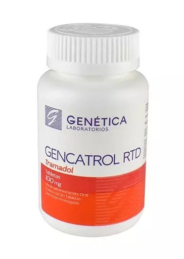 GENCATROL RTD 100MG TABLETAS CON 60 (GI)