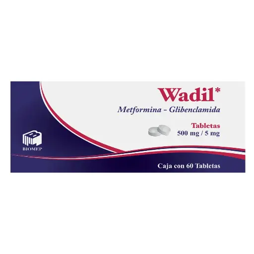 WADIL 500/5MG TABLETAS CON 60 (GI)