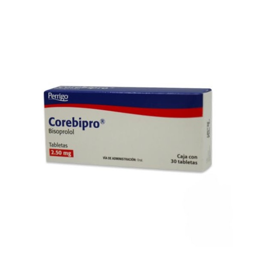 BISOPROLOL PERRIGO 2.5MG TABLETAS CON 30 (GI)