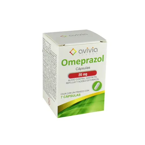 OMEPRAZOL AVIVIA 20MG CAPSULAS CON 7 (GI)