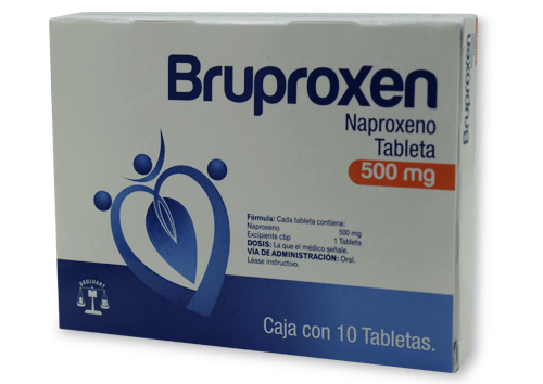 BRUPROXEN 500MG TABLETAS CON 10 (GI)