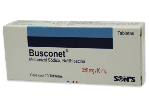 BUSCONET 250/10MG TABLETAS CON 10 (GI)