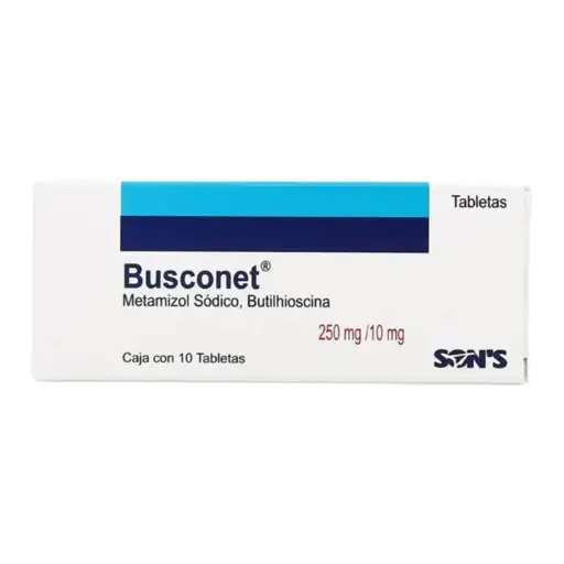 BUSCONET 250/10MG TABLETAS CON 10 (GI)