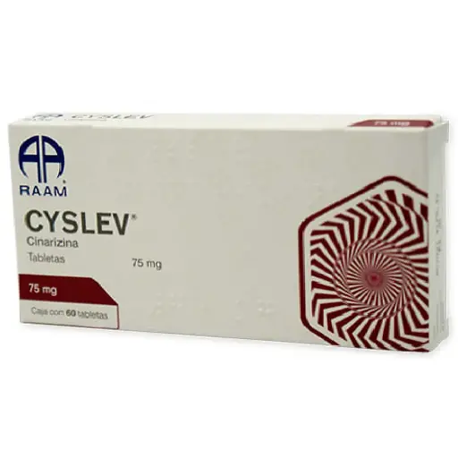 CYSLEV 75MG TABLETAS CON 60 (GI)