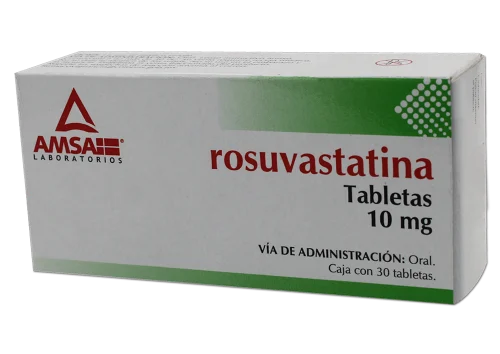 ROSUVASTATINA AMSA 10MG TABLETAS CON 30 (GI)