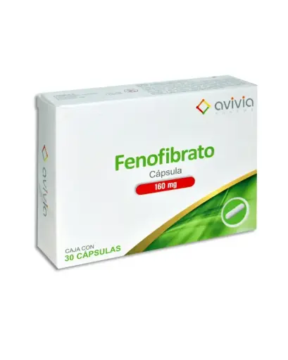 FENOFIBRATO AVIVIA 160 MG CAPSULAS CON 30 (GI)
