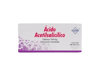 ACIDO ACETILSALICILICO ULTRA 100MG TABLETAS CON 30 (GI)