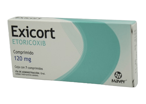 EXICORT 120MG COMPRIMIDOS CON 7 (GI)