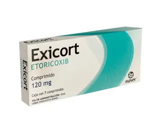 EXICORT 120MG COMPRIMIDOS CON 7 (GI)