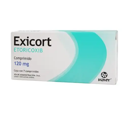EXICORT 120MG COMPRIMIDOS CON 7 (GI)