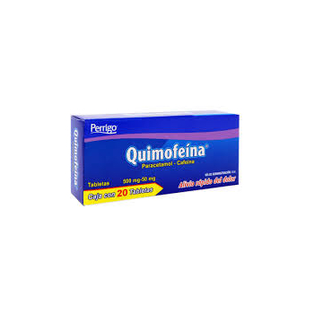 QUIMOFEINA 500/50MG TABLETAS CON 20 (GI)