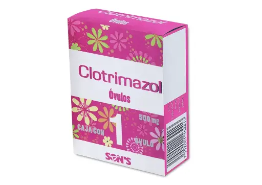 CLOTRIMAZOL SONS 500MG OVULOS CON 1 (GI)