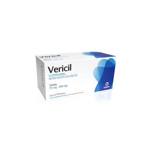 VERICIL 100/75MG TABLETAS CON 28 (GI)