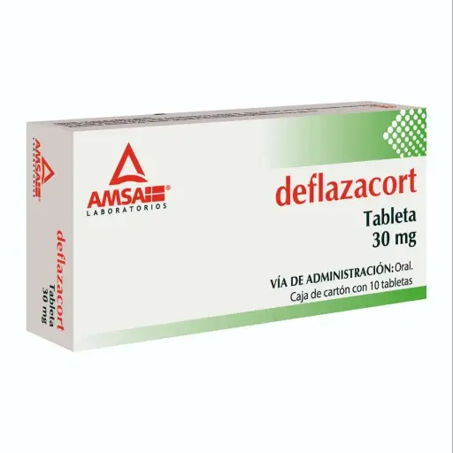 DEFLAZACORT AMSA 30MG TABLETAS CON 10 (GI)