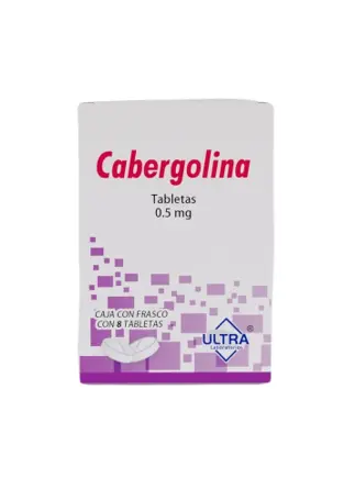 CABERGOLINA ULTRA 0.5MG TABLETAS CON 8 (GI)