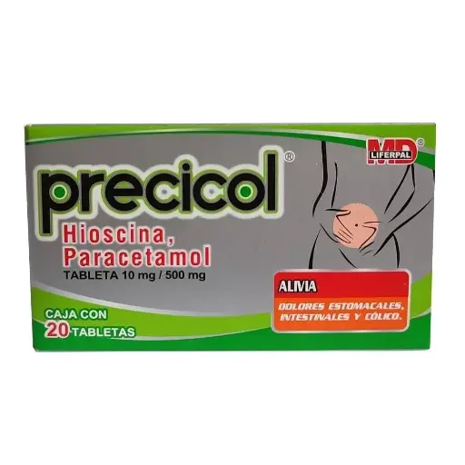 PRECICOL 10/500 MG TABLETAS CON 20 (GI)