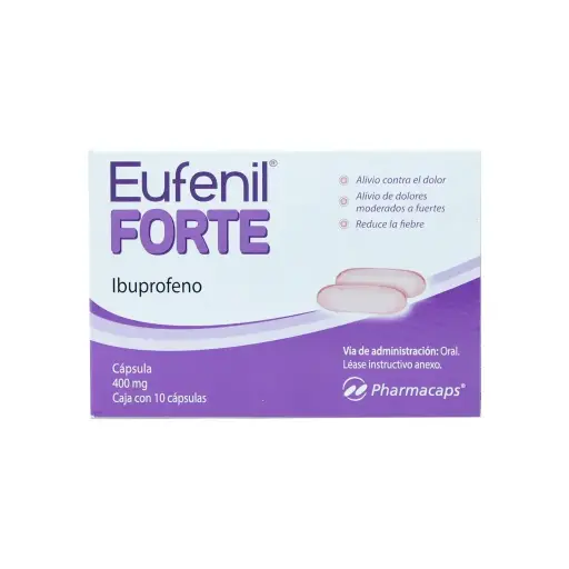 EUFENIL FORTE 400MG CAPSULAS CON 10 (GI)