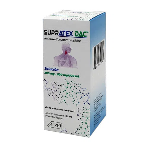 SUPRATEX DAC 300/600MG SOLUCION 120ML (GI)