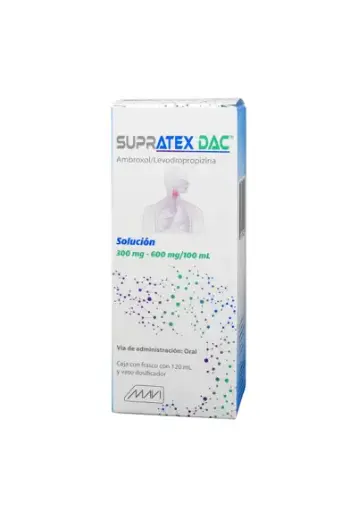 SUPRATEX DAC 300/600MG SOLUCION 120ML (GI)