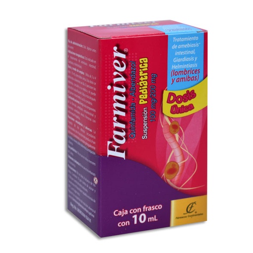 FARMIVER PEDIATRICO 100/200MG SUSPENSION 10ML (GI)