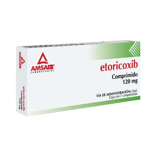 ETORICOXIB AMSA 120MG COMPRIMIDOS CON 7 (GI)
