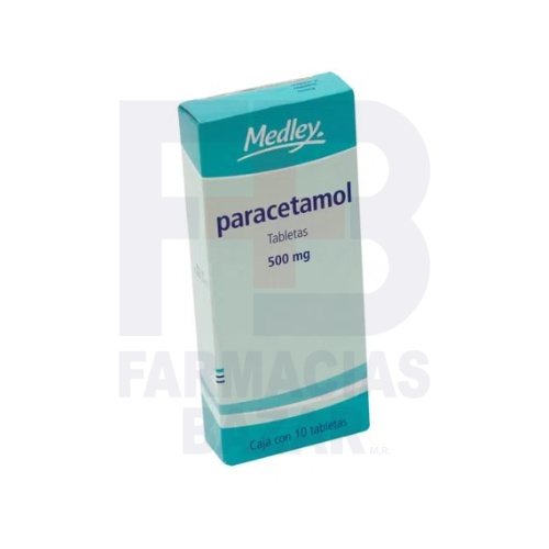 PARACETAMOL MEDLEY 500MG TABLETAS CON 10 (GI)