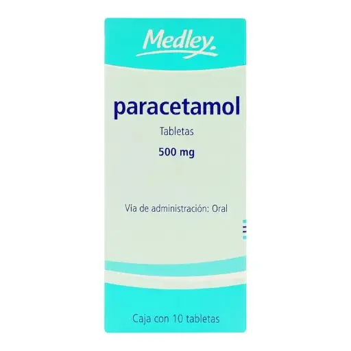 PARACETAMOL MEDLEY 500MG TABLETAS CON 10 (GI)