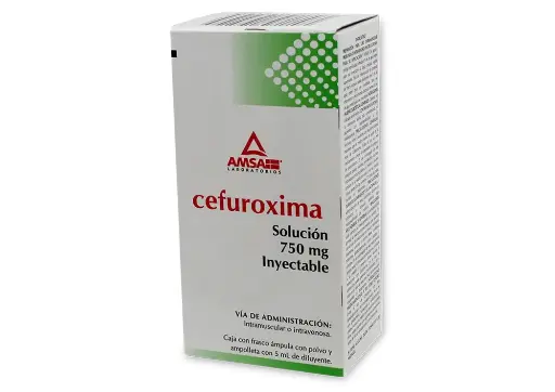 CEFUROXIMA AMSA 750MG INYECTABLE CON 1 (GI)