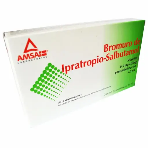 IPRATROPIO/SALBUTAMOL AMSA 0.5/2.5MG/2.5ML CON 10 (GI)