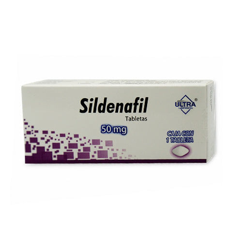 SILDENAFIL ULTRA 50MG TABLETAS CON 1 (GI)