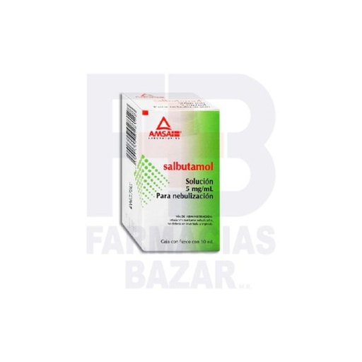 SALBUTAMOL AMSA NEBULIZADOR 5MG SOLUCION 10ML (GI)