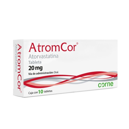 ATORVASTATINA 20MG TABLETAS CON 10 (GI)