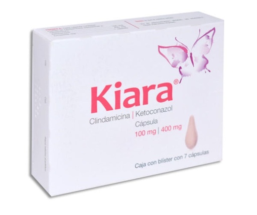 KIARA 100/400MG 7 CAPSULAS VAG (GI)