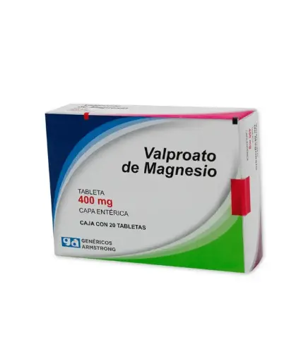 VALP/MAGNESIO ARMSTRONG 400MG TABLETAS CON 20 (GI)