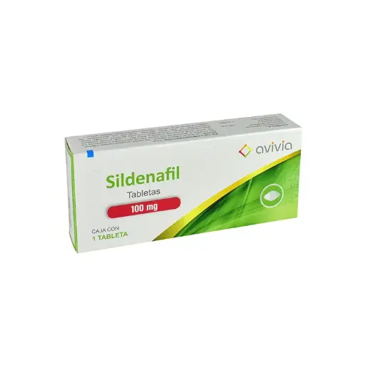 SILDENAFIL AVIVIA 100MG TABLETAS CON 1 (GI)