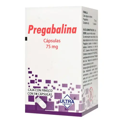 PREGABALINA 75MG CAPSULAS CON 14 (GI)