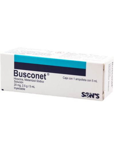 BUSCONET 20MG/2.5G/5ML AMPULA CON 1 (GI)