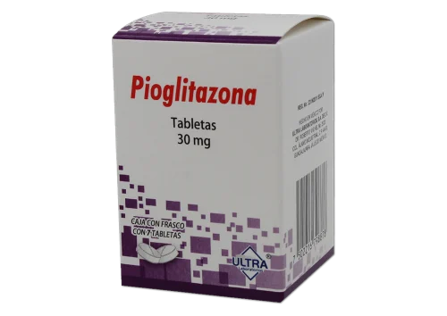 PIOGLITAZONA ULTRA 30MG TABLETAS CON 7 (GI)
