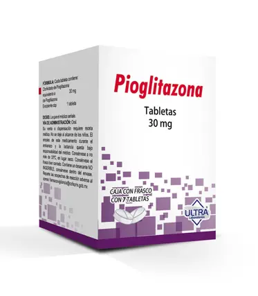 PIOGLITAZONA ULTRA 30MG TABLETAS CON 7 (GI)