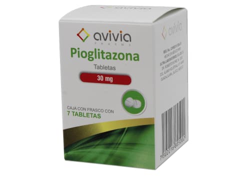 PIOGLITAZONA AVIVIA 30MG TABLETAS CON 7 (GI)