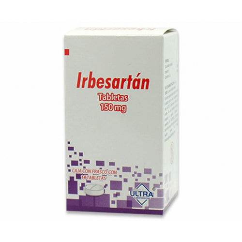 IRBESARTAN ULTRA 150MG TABLETAS CON 14 (GI)