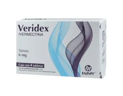 VERIDEX 6MG TABLETAS CON 4 (GI)