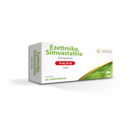 EZETIM/SIMVAS AVIVIA 10/20MG TABLETAS CON 28 (GI)