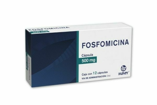 FOSFOMICINA MAVER 50MG CAPSULAS CON 12 (GI)