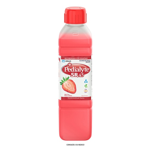 PEDIALYTE 45-MEQ FRESA 500ML