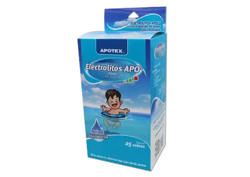 ELECTROLITOS APO NATURAL SOBRES CON 25