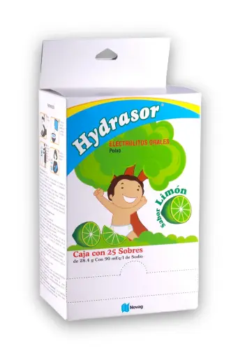 HYDRASOR ELECTROLITO LIMON CON 25